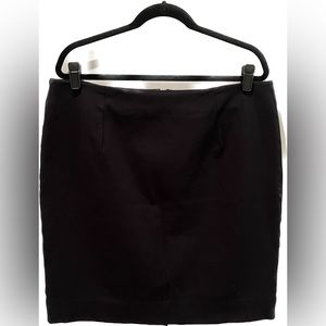 Lands End Ponte Knit Pencil Skirt
